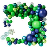 Blue Green Balloon Garland Kit, Blue Green Balloons And Confetti Balloons For Wedding Bridal Shower Birthday Baby Shower Party Decoration
