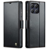 Wallet Case For Moto Edge 2025, Pu Leather Magnetic Flip Case With Rfid Blocking Card Holder Kickstand For Women Men, Shockproof Durable Protective Phone Cover For Motorola Edge 2025 (Black)
