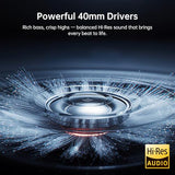 E4 AirComfy Headsets with Microphone Noise Cancelling, Over-Ear PC Headphones, Crystal Clear Surround Sound 263g Ultra Lightweight 3.5mm Wired