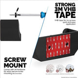 Wall Mount Compatible With Wyze Pro (Axe5400) Mesh Router Wi-Fi 6E Tri-Band, Easy To Install Holder Bracket, Reduce Interference & Clutter, Adhesive & Screw-In Mounting