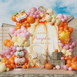 Pumpkin Balloon Garland Kit: Boho Fall Party Decor