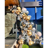 Gold Balloons Different Size 18 12 10 5In Chrome Metallic Gold Balloon Garland Arch Kit Glue Point Curlling Ribbon Strip Tying Tool For Birthday Baby Shower Wedding Graduation Party Decoration