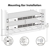 Metal Rack Mount Ear For 17.3 Inch Switches, Compatible For Cisco 2960X 2960Xr 3650 3850 Network Switch
