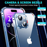 For Iphone 14/13 Case With 4 Corners Shockproof Protection, Clear Case For Women Men, Kids