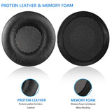 Kraken Earpads On-Ear – Replacement Ear Pads With Protein Leather & Memory Foam Ear Cushion Cover For Razer Kraken Headphone Only (Black)