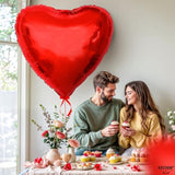 Big Red Heart Balloons - 32 Inch, Pack Of 2 | Giant Heart Balloon For
