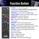 Universal TV Remote for Sony Bravia RM-YD102 RM-YD103 HDTV LCD LED 3D