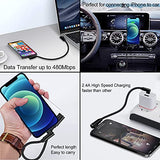 USB C to Lightning Cable 1ft 3 Pack MFi Certified Right Angle iPhone Charger 90 Degree Elbow Braided Lightning to USB C Cable for iPhone 14 13 12 11