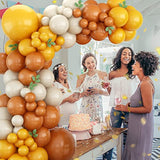 Orange Yellow Balloon Arch Kit: Latex Party Decorations
