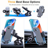 Car Phone Holder Mount?Strongest Suction? Universal 360° Dashboard Phone Holder for Car Jeep Truck Phone Mount Cell Phone Holders for Your Car Gifts