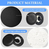 Earpads Replacement Ear Cushions For Jabra Evolve2 65 Flex Headset,Headphone Ear Pads Cushions With Soft Protein Leather(Black)