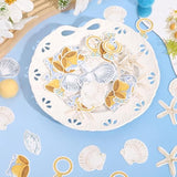 210 Pc Bells & Seashells Confetti Coastal Wedding, Bridal Shower, & Party Decor