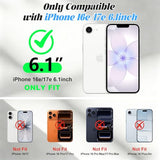 Wallet Case for iPhone 17e 16e with Card Holder & Crossbody Lanyard & Zipper Pocket, Shockproof Leather Protective Phone Purse Cover Handbag Women