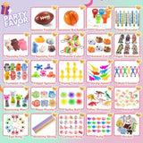 Party Favors For Kids 8-12, Goodie Bags Stuffers, Treasure Chest Prize Box Toys For Classroom Rewards, Birthday Carnival Pinata Fillers Small Bulk Toys For Boys Girls Students School 4-8 3-5