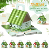 88 Pcs Dinosaur Party Favors For Boys And Girls Includes 18 Sets Mini Stuffed Animals Plush Keychains Gift Box House Stickers Adopt A Dinosaur Party Favor For Birthday Supplies