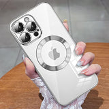 Magnetic Clear Case For Iphone 14 Pro Max With Camer
