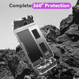 For Legion Go Case Ergonomic Grip Tpu Shock-Absorption Case Anti-Fingerprint Scratch Resistant Cover For Lenovo Legion Go Gaming Handheld 8.8" 2023 - Clear
