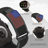Trail Loop Nylon Band - Compatible with Apple Watch Ultra 3/2/1 Series 11/10/9/8/7/6/SE/5/4/3 Men Women,Rugged Elastic Fabric Sport Strap for iWatch