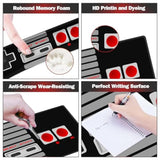 Large Gaming Mouse Pad, Keyboard Wrist Rest Pad & Wrist Support Mousepad Set, Stitched Edge, Extended, Non-Slip Base, Memory Foam Desk Mat, Black Game Console