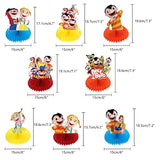 Beto Y Bely Party Decorations Honeycomb Centerpiece, 8 Pieces Music Be