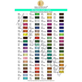 80 Pcs Polyester Embroidery Thread Kit 500M Each Spool - Compatible Colors