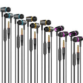 Wired Earbuds Headphones 6 Pack With Microphone,Heavy Bass Earphones, Bulk Earbuds With Noise Isolating, Compatible With Iphone,Ipad And Android Devices, Mp3, Fits All 3.5Mm Devices