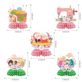 Grandparents Day Party Decorations,Include Banner,Hanging Swirls,Background And Honeycomb Centerpieces For Best Grandpa And Grandma Ever Party Decorations Supplies.