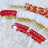 Ribbon Bow 100Pcs 4X4X1Cm Satin Ribbon Craft Tied Bows For Diy Craftin