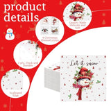 200 Pcs Christmas Cocktail Paper Napkins Disposable 2 Ply Santa Beverage Napkins Decoupage Xmas Tree Towel For Christmas Party Dinner Table Supplies (Classic Style)
