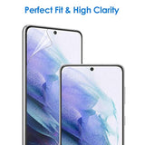 JETech Screen Protector Compatible with Samsung Galaxy S21 5G 6.2-Inch, HD Clarity, Flexible TPU Film Compatible with Fingerprint Sensor, 2-Pack