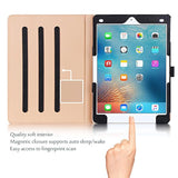 ProCase for iPad Pro 9.7 Case 2016 (Old Model), PU Leather Stand Folio Cover for iPad Pro 9.7 Inch (A1673/A1674/A1675) with 3 Viewing Angles & Pencil Holder & Document Card Pocket -Black