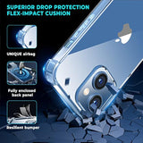 For Iphone 14/13 Case With 4 Corners Shockproof Protection, Clear Case For Women Men, Kids