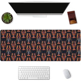 Bright Lobster Gaming Mouse Pad, Art Animal Mousepads For Gaming Home Office Work, Extended Mats Computer Keyboard Laptop, 31.5×11.8 Inch Large Desk Mat With Non-Slip Rubber Base