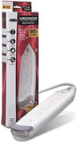 7 Outlet Surge Protector Power Strip 6FT Cord 785J White