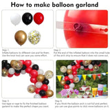 Diy Balloon Arch & Garland Kit, 113Pcs Party Balloons Decoration Set,