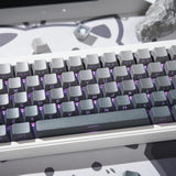 Pbt Doubleshot Keycaps 134 Keys Gradient Gray Backlit Oem Profile Keycaps Full