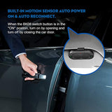 Bk06 Bluetooth 5.0 In Car Speakerphone With Visor Clip, Wireless Car Kit For Handsfree Talking, Motion Auto On, Siri Google Assistant Support, Dual 2W Speakers