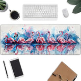 Flamingo Mouse Pad?Animal Gaming Keyboard Mat?Laptop Computer Protector With Non-Slip Rubber Base?Large Extended Mousepads Gifts For Desk Office Home?Deskmat Decor 31.5" X 11.8"