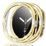Bling Case Compatible with Galaxy Watch 8 40mm Case for Galaxy s8, Big Shiny Diamonds Bumper Protector, Stylish Bumper Shell for