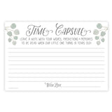 Time Capsule Message Cards (50 Count) - Baby Shower Or 1St Birthday Game Activity