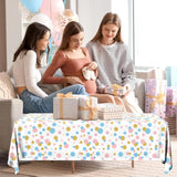 Gender Reveal Decorations Disposable Tablecloth, 3Pcs Gender Reveal Table Cloths Baby Shower Table Cover For Boy Or Girl Gender Reveal Party Decorations Supplies