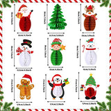 Christmas Honeycomb Decorations Table Toppers Centerpieces