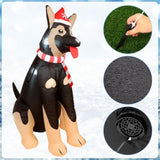 5 Ft Inflatable German Shepherd Christmas Decoration 2025 Blow Up Yard Outdoor Dog Decoration Christmas Inflatable Germa