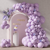 87Pcs Lavender Balloons Different Sizes 18 12 10 5 Inches For Garland Arch, Premium Pastel Latex Balloons For Birthday Party Wedding Baby Shower Bridal Shower Decorations