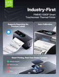 Thermal Label Printer Upgraded With Touchable Screen, Shipping Label Printer For Small Business, 4X6 Wireless Thermal Label Printers For Shipping Package, Compatible With , Shopify, Usps