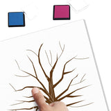 Funny Baby Shower Fingerprint Tree, Multianimals Guest Book Party Game For Baby Shower, Baby Shower Party Guestbook Ideas, Gender Reveal Keepsake, Special Meaningful Canvas Decoration