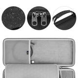 GEEKRIA Keyboard and Mouse Combo Case, Compatible with Logitech MX Mechanical Mini, Keychron K3 Version 2, LOFREE Flow84, MelGeek O2, Flow Lite 84, Portable Hard Shell Travel Bag (Dark Gray)