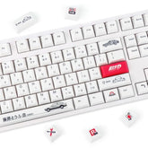 108 Keys Japanese Keycaps Initial D Pbt Sublimation Keycap Cherry Profile For