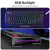 C3 Pro Tkl 80% Wired Mechanical Keyboard, 8K Polling Rate, Qmk/Via Programmable, Hot-Swappable, Rgb Backlit Shine-Through Keycaps, Super Banana Switch, For Windows/Mac