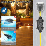 20A Waterproof Remote Control Power Switch,Ac 110-250V Wireless Outlet Switch With 2 Remotes, Ip67 Weatherproof,433Mhz Rf Long Range(Up To 165Ft),For Outdoor Lights,Pumps,Industrial & Home Use